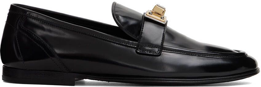 Dolce & Gabbana Black Hardware Loafers - Picture 5