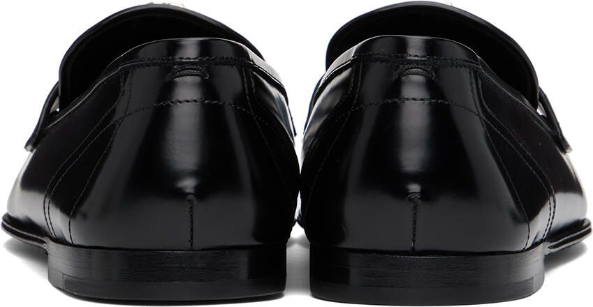 Dolce & Gabbana Black Hardware Loafers