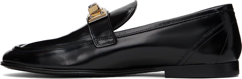Dolce & Gabbana Black Hardware Loafers - Picture 4