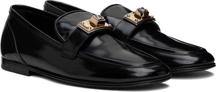 Dolce & Gabbana Black Hardware Loafers - Picture 2