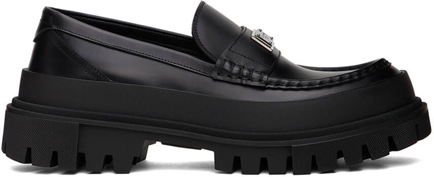 Dolce & Gabbana Black Hi-Trekking Loafers - Picture 5