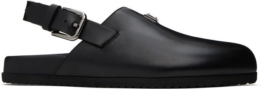 Dolce & Gabbana Black Logo Mules - Picture 4