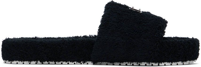 Dolce & Gabbana Black Logo Sandals