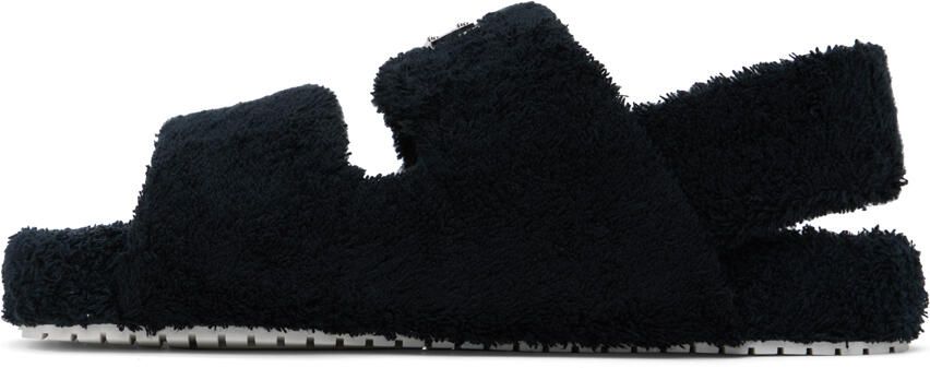 Dolce & Gabbana Black Logo Sandals - Picture 3