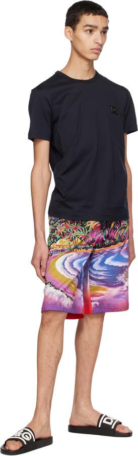 Dolce & Gabbana Black Logo Sandals - Picture 3