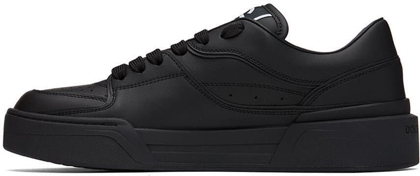 Dolce & Gabbana Black New Roma Sneakers - Picture 3
