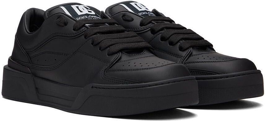 Dolce & Gabbana Black New Roma Sneakers - Picture 2
