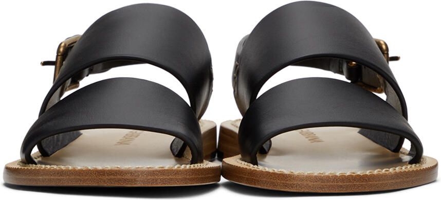Dolce & Gabbana Black Pantheon Sandals - Picture 3