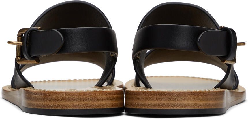 Dolce & Gabbana Black Pantheon Sandals - Picture 2