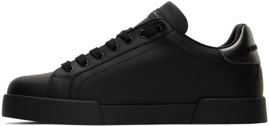 Dolce & Gabbana Black Portofino Sneakers - Picture 3