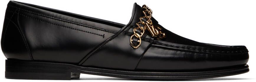 Dolce & Gabbana Black Visconti Loafers - Picture 5