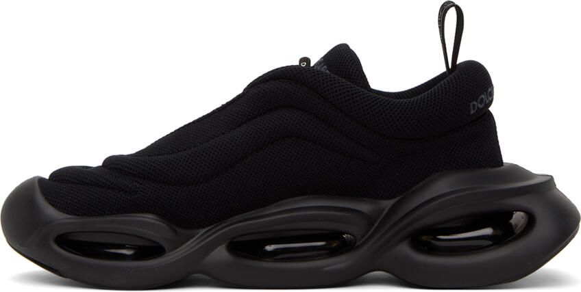 Dolce & Gabbana Black Wave Sneakers - Picture 3