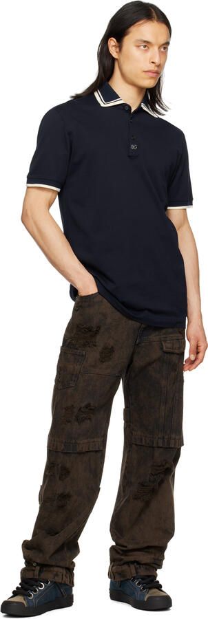 Dolce & Gabbana Blue Portofino Sneakers - Picture 4