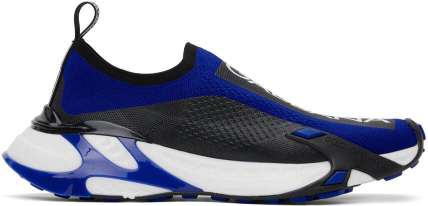 Dolce & Gabbana Blue Sorrento Sneakers - Picture 4