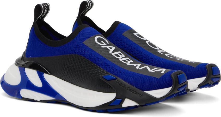 Dolce & Gabbana Blue Sorrento Sneakers - Picture 2