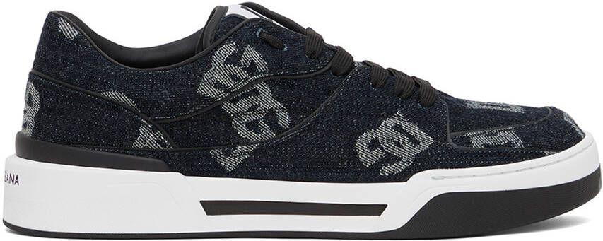 Dolce & Gabbana Navy New Roma Sneakers - Picture 5