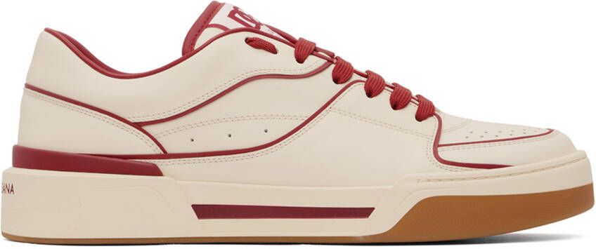 Dolce & Gabbana Off-White New Roma Sneakers - Picture 4