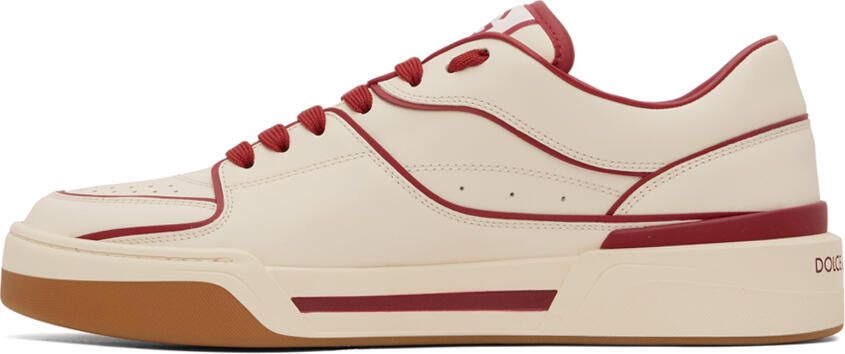 Dolce & Gabbana Off-White New Roma Sneakers - Picture 3