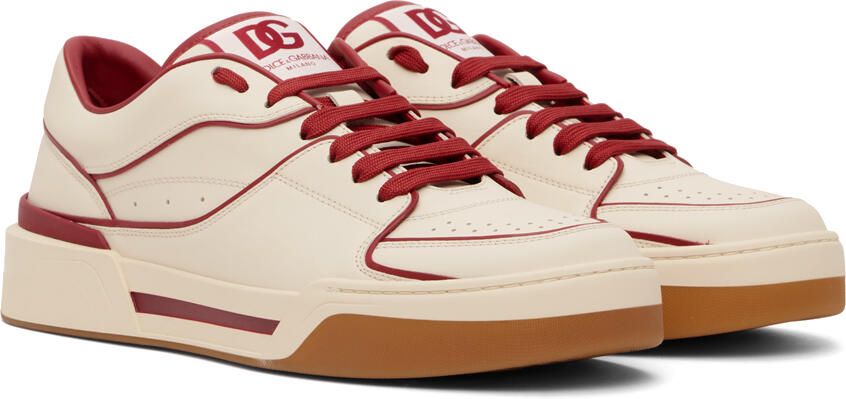 Dolce & Gabbana Off-White New Roma Sneakers - Picture 2