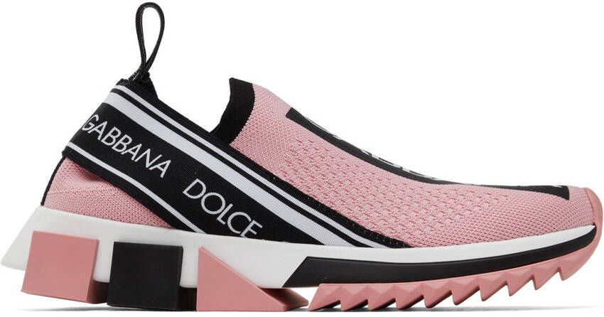 Dolce & Gabbana Pink Sorrento Sneakers - Picture 5