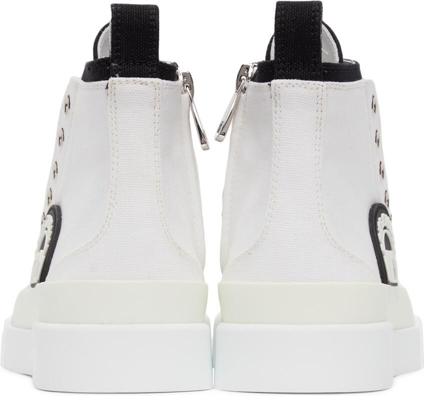 Dolce & Gabbana Portofino Light Colorblock Mid-Top Sneakers