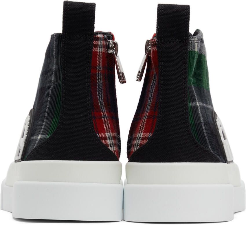 Dolce & Gabbana Portofino Light Two-Tone Mid-Top Sneakers