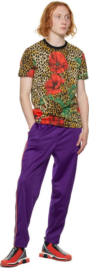 Dolce & Gabbana Red Mesh Sorrento Sneakers - Picture 4