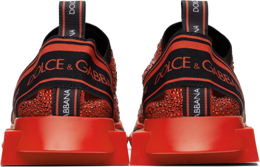 Dolce & Gabbana Red Sorrento Sneakers