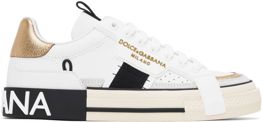 Dolce & Gabbana White 2.Zero Sneakers - Picture 7