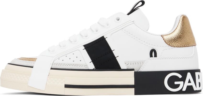 Dolce & Gabbana White 2.Zero Sneakers - Picture 5