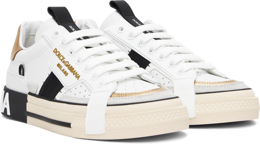 Dolce & Gabbana White 2.Zero Sneakers - Picture 3