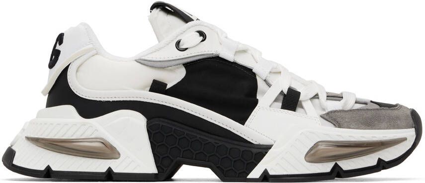 Dolce & Gabbana White & Black Airmaster Sneakers - Picture 2