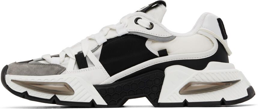 Dolce & Gabbana White & Black Airmaster Sneakers - Picture 3