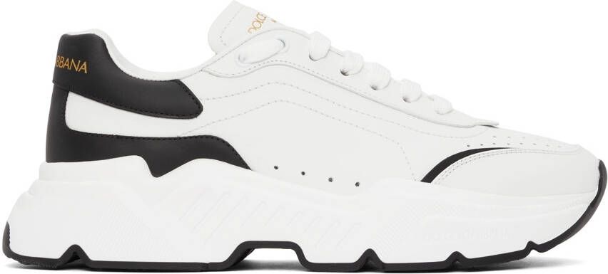 Dolce & Gabbana White & Black Daymaster Sneakers - Picture 5