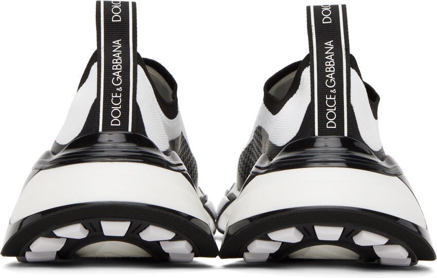 Dolce & Gabbana White & Black Sorrento Sneakers