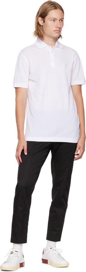 Dolce & Gabbana White & Red Portofino Low-Top Sneakers - Picture 4