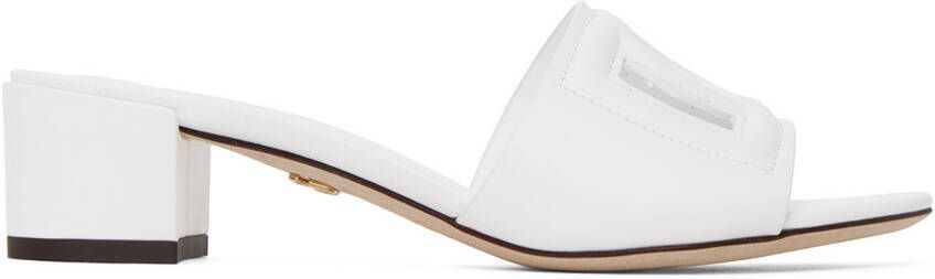 Dolce & Gabbana White Bianca Mules