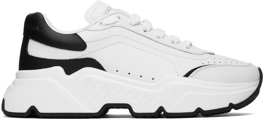 Dolce & Gabbana White Daymaster Low-Top Sneakers