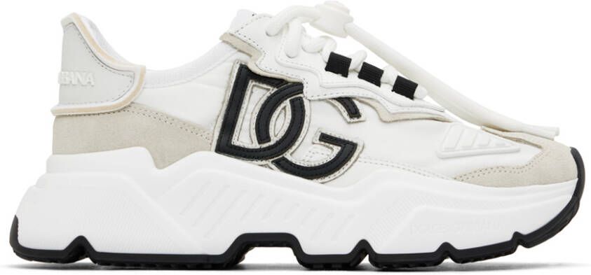 Dolce & Gabbana White Daymaster Sneakers