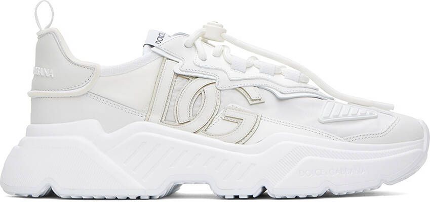 Dolce & Gabbana White Daymaster Sneakers