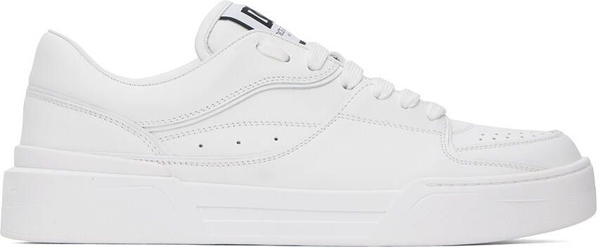 Dolce & Gabbana White New Roma Sneakers - Picture 3