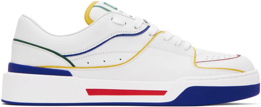 Dolce & Gabbana White New Roma Sneakers - Picture 4