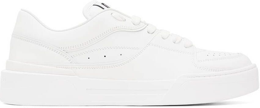 Dolce & Gabbana White New Roma Sneakers - Picture 5
