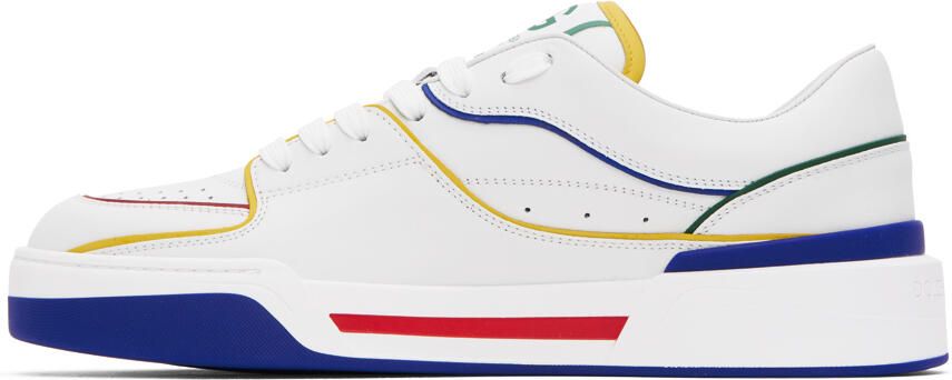 Dolce & Gabbana White New Roma Sneakers - Picture 3