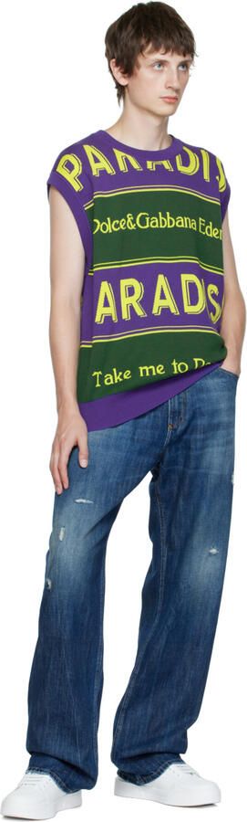 Dolce & Gabbana White New Roma Sneakers - Picture 4