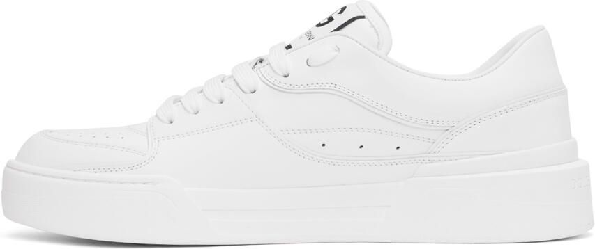 Dolce & Gabbana White New Roma Sneakers - Picture 6
