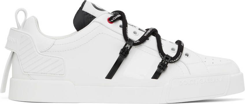 Dolce & Gabbana White Portofino Sneakers - Picture 5