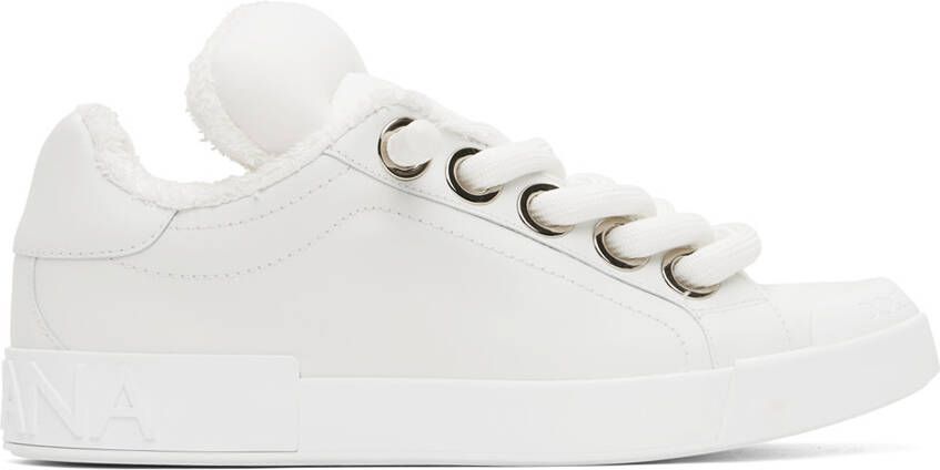 Dolce & Gabbana White Portofino Sneakers