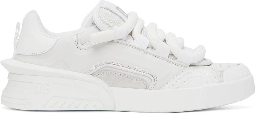 Dolce & Gabbana White Portofino Sneakers - Picture 5