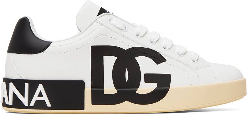 Dolce & Gabbana White Portofino Sneakers